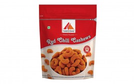 Nakodas Freshly Roasted Red Chilli Cashews  Pack  250 grams